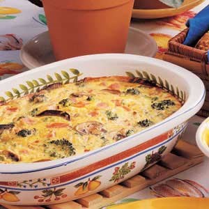 Colorful frittata