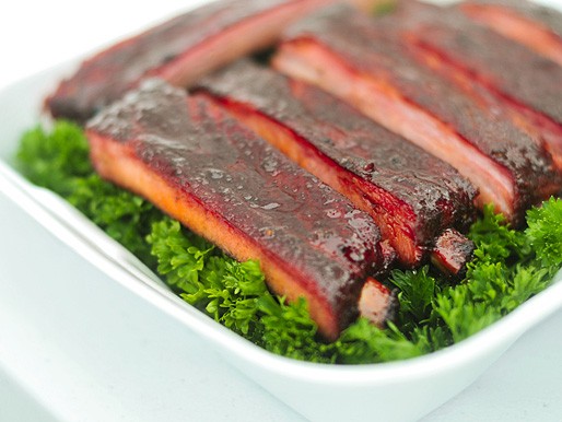 Competition-style barbecue ribs