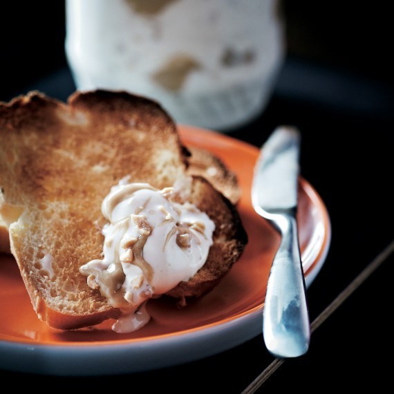 Completely peanuts: peanut butter ice cream