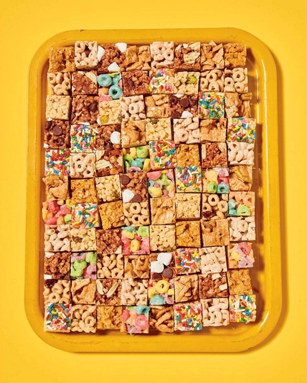 Compost cereal squares