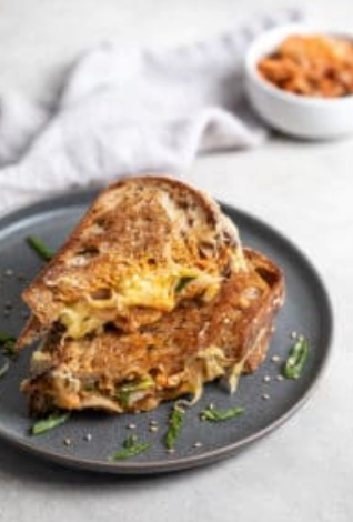 Comté and kimchi melt