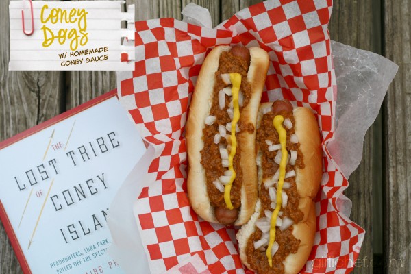 Coney dogs with homemade Coney sauce