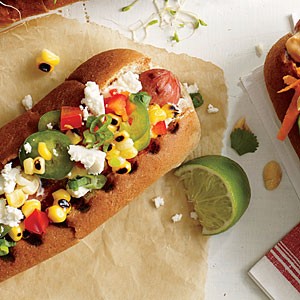 Confetti corn dog