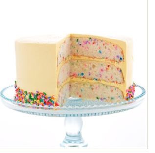 Confetti layer cake