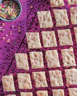 Confetti shortbread