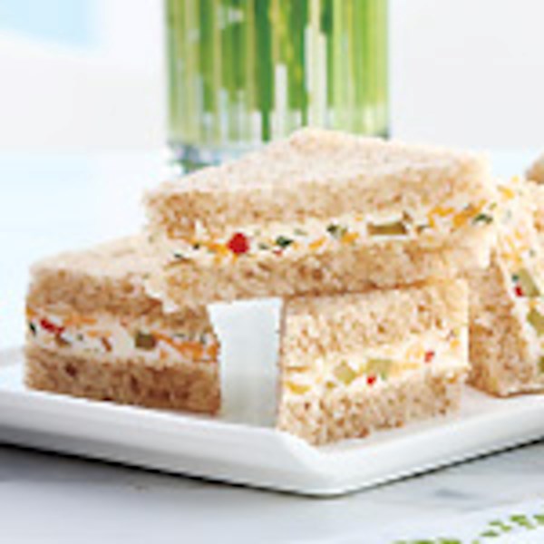 Confetti tea sandwiches