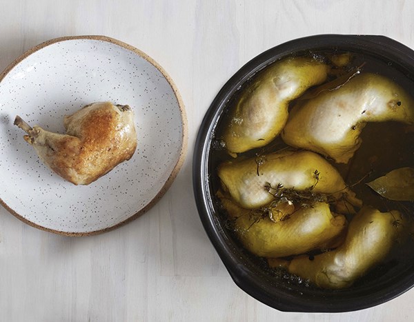 Confit chicken