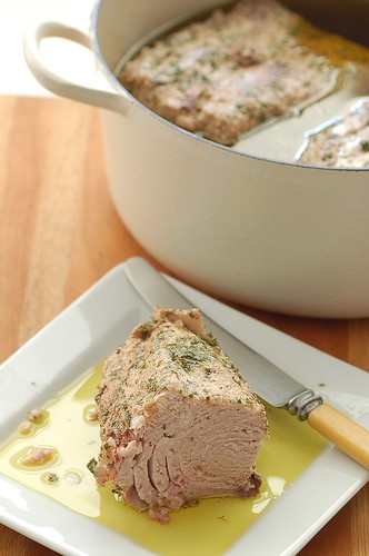 Confit of tuna with witlof & crusty bread