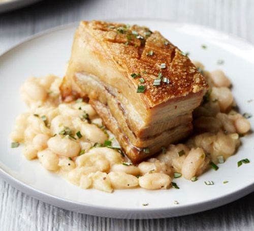 Confit pork belly