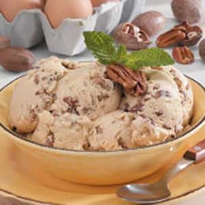 Contest-winning butter pecan ice cream