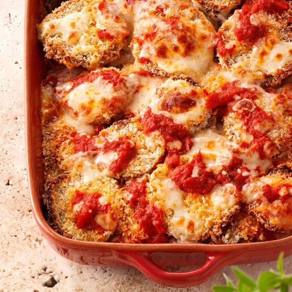 Contest-winning eggplant Parmesan 