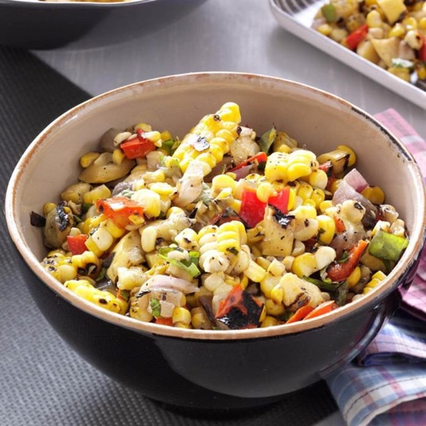 Contest-winning grilled corn salsa