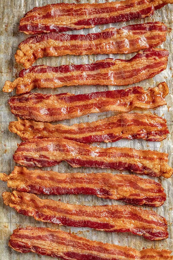 Cooked bacon (two ways)