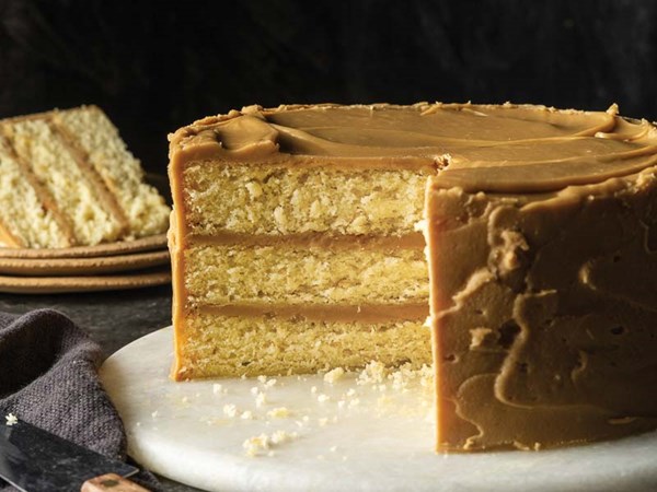 Cooked caramel icing