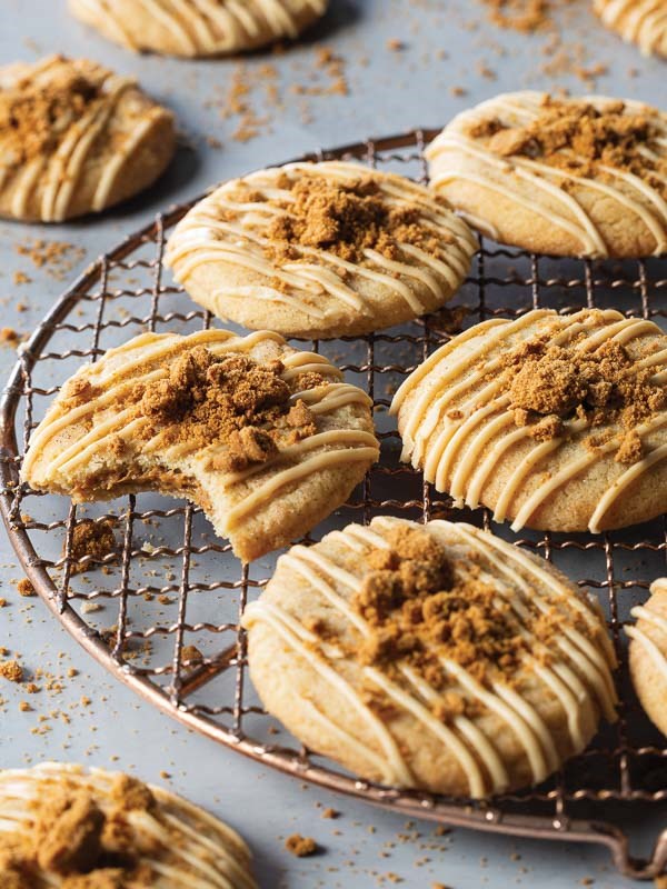 Cookie butter-stuffed snickerdoodles