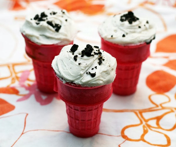 Cookies & cream ice cream cupcakes
