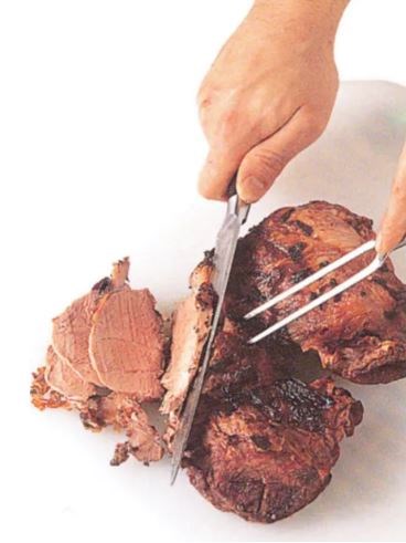 Cooking a butterflied leg of lamb