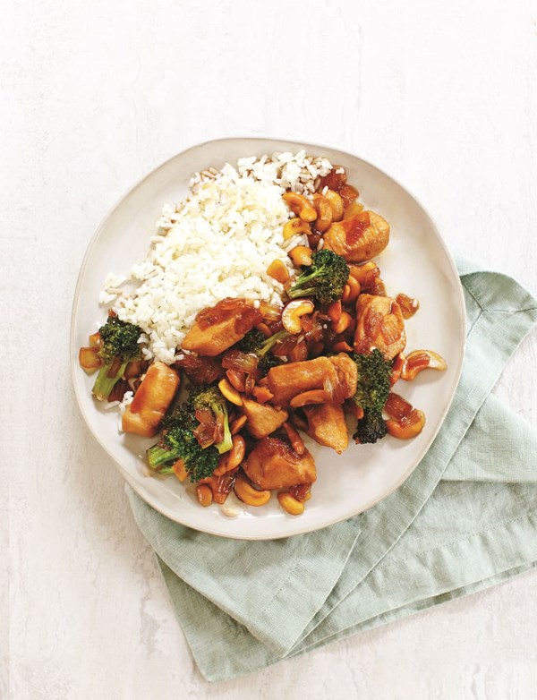 Cooking for one: cashew chicken