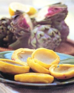 Cooking globe artichokes