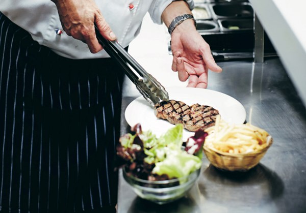 Cooking steak