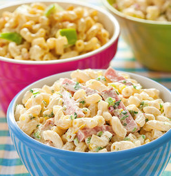 Cool and creamy macaroni salad