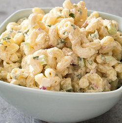 Cool and creamy macaroni salad