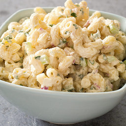 Cool and creamy macaroni salad