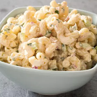 Cool and creamy macaroni salad