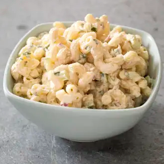 Cool and creamy macaroni salad
