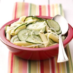 Cool cucumber pasta 