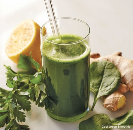 Cool green smoothie