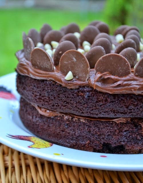 Cooper's first day of school chocolate cake