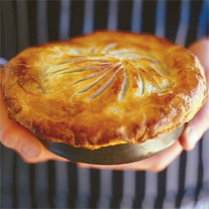 Coorong Angus beef pie with red wine, fennel and green olives