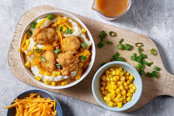 Copycat KFC mashed potato bowls