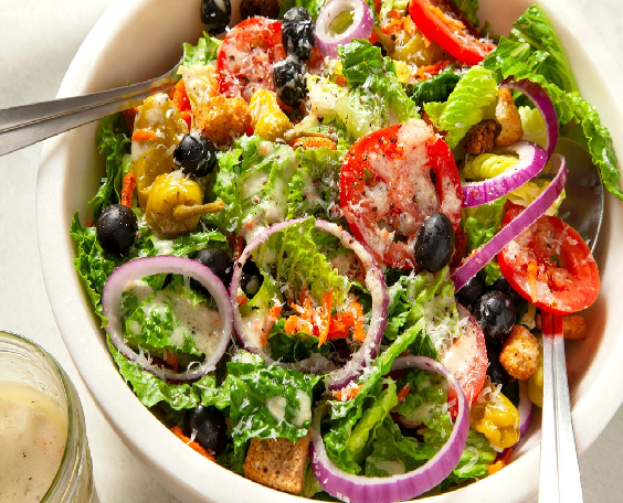 Copycat Olive Garden salad & dressing
