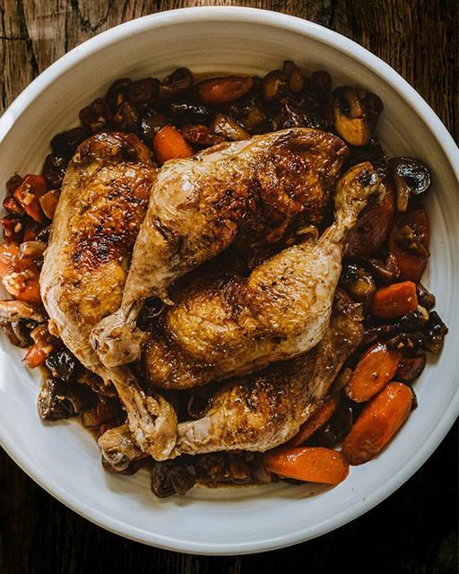 Coq au vermouth