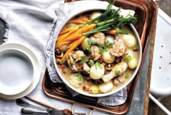 Coq au vin blanc