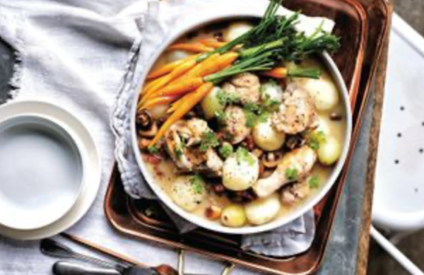 Coq au vin blanc