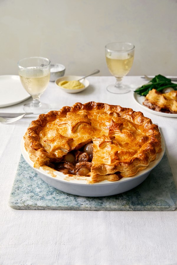 Coq au vin pie