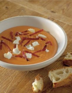 Córdoba's thick tomato and bread soup (Salmorejo Cordobés)