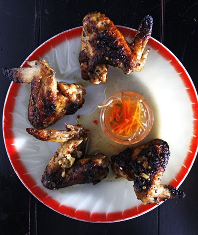Coriander and lime chicken wings