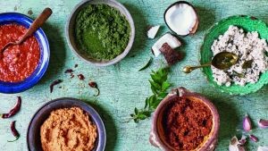 Coriander and mint chutney