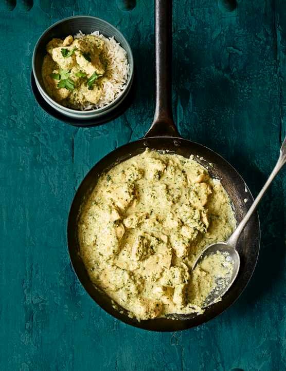 Coriander chicken curry