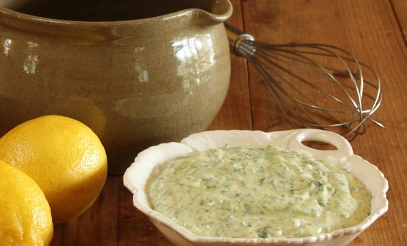 Coriander mayonnaise