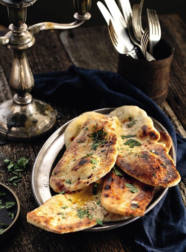 Coriander naan