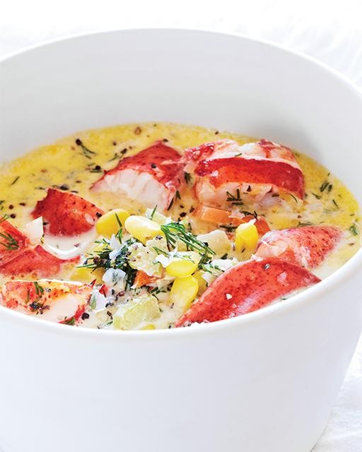 Corn & lobster chowder