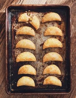 Corn & poblano empanadas