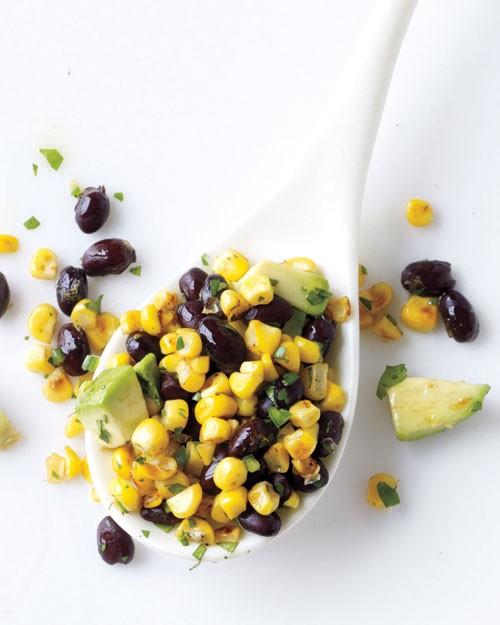 Corn and black bean salad