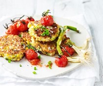 Corn and buttermilk fritters