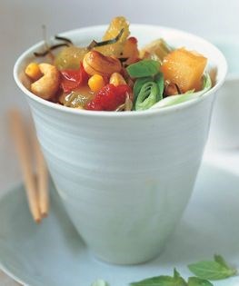 Corn and cashew nut curry